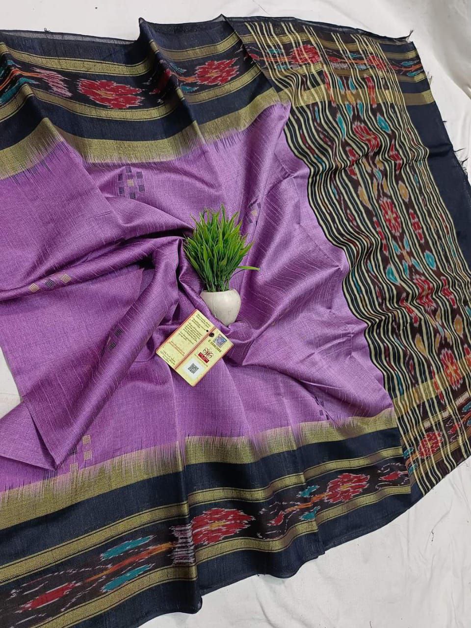 Super Cotton Silk Blend Fabric Saree