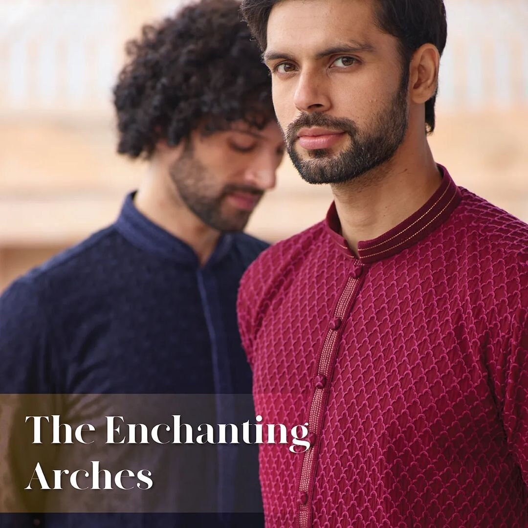 Handmade Mens embroidery Kurta Pyjama Set for wedding wear groom  kurta pajama