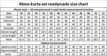 Mens Chikankari Kurta Pajama Set: Georgette Indian Wedding Outfit