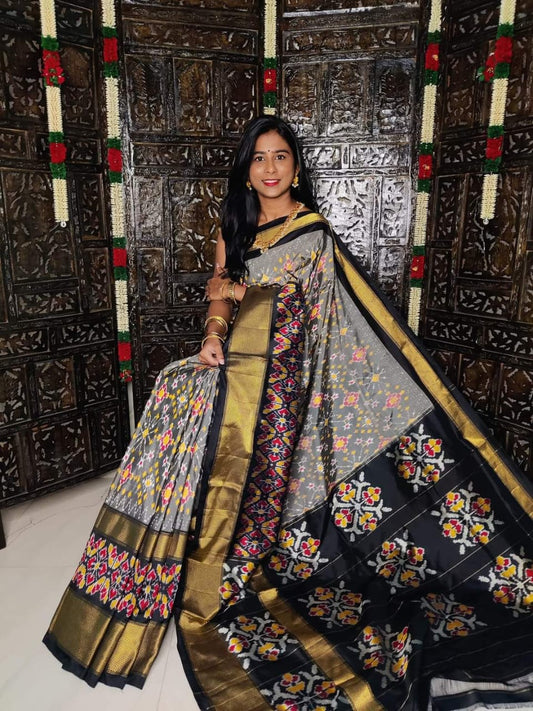 Pochampally Ikkat And Dolla Silk Patola Sarees