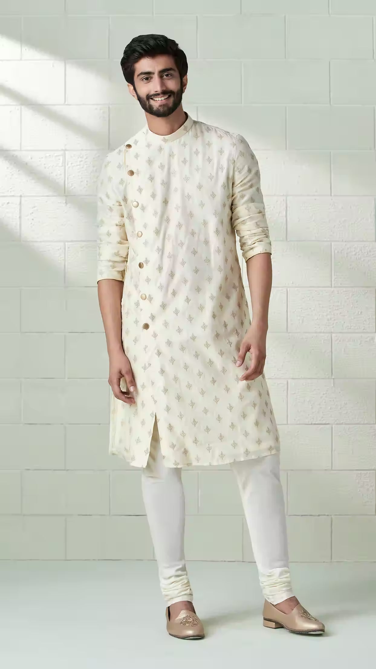 Handmade costom fit Georgette embroidery Kurta Churidar Set for indian wedding wear.