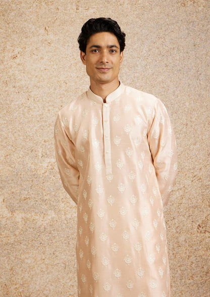Handmade costom fit Measure silk embroidery Kurta Churidar Set for indian wedding wear.