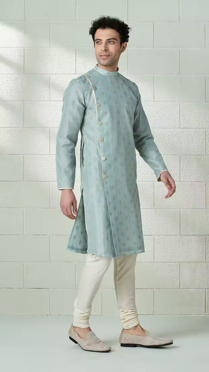 Handmade costom fit Georgette embroidery Kurta Churidar Set for indian wedding wear.