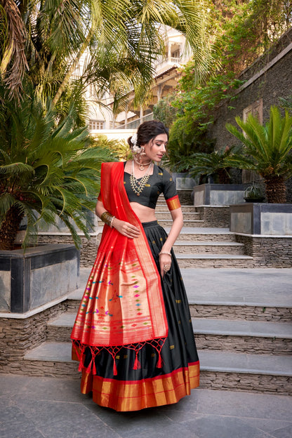 Paithani Jacquard Silk Lehenga Choli