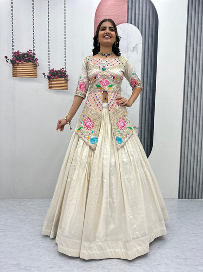 Simar Cosmos Embroidery Lehenga Set