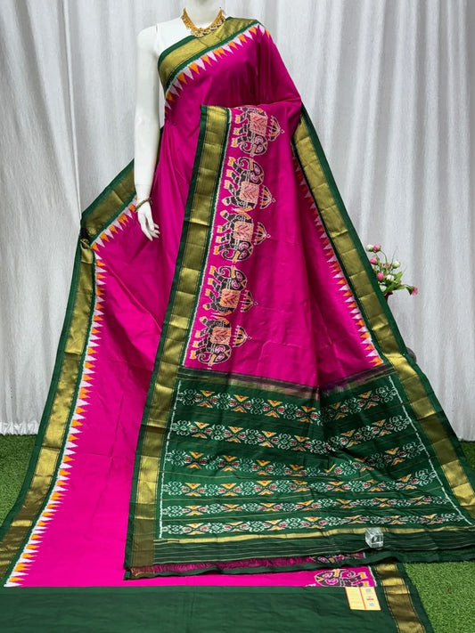 Pochampally Designer And Dolla Silk Fabric Sarees