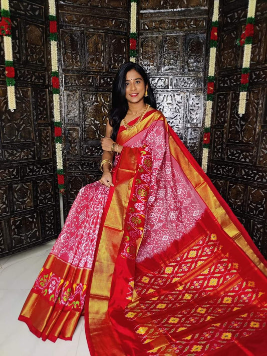 Pochampally Ikkat Pattu Silk Saree