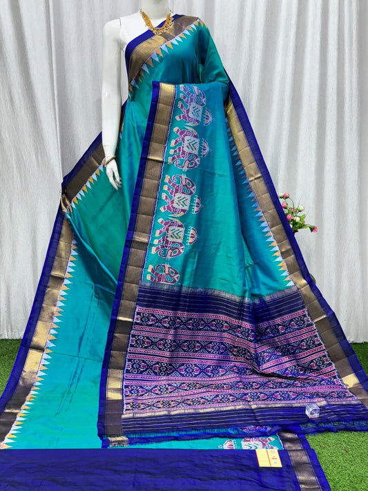 Pochampally Designer And Dolla Silk Fabric Sarees