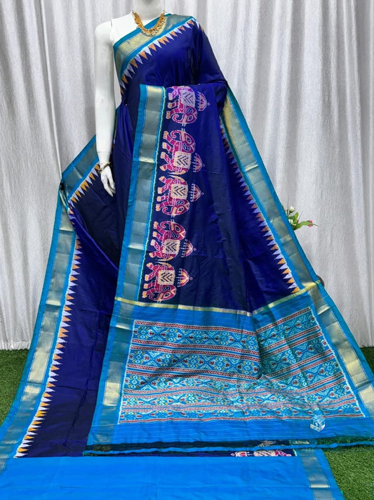 Pochampally Designer And Dolla Silk Fabric Sarees