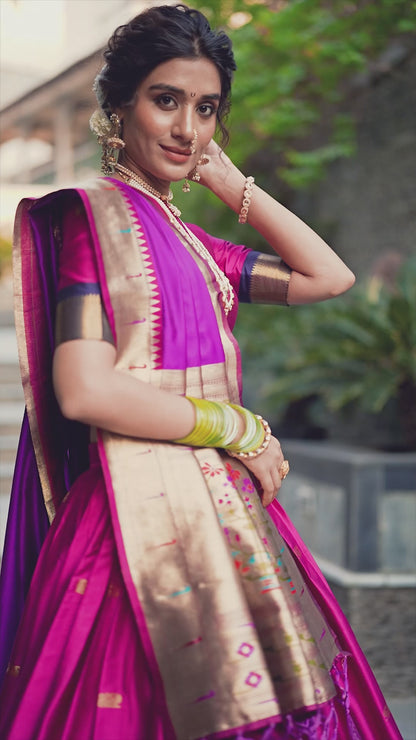 Paithani Jacquard Silk Lehenga Choli